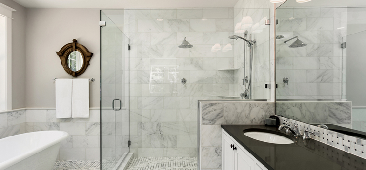bathroom shower door installation in Agoura Hills